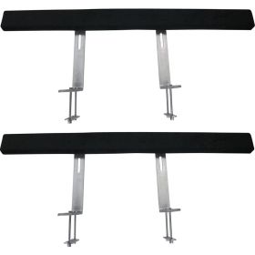 VEVOR Boat Trailer Guide-ons, 48", 2 PCS Rustproof Steel Trailer Guide ons, Trailer Guides with Carpet-Padded Boards, Mounting Parts Included